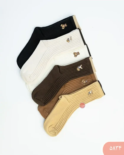 جوراب ساق‌دار گلدوزی 5834