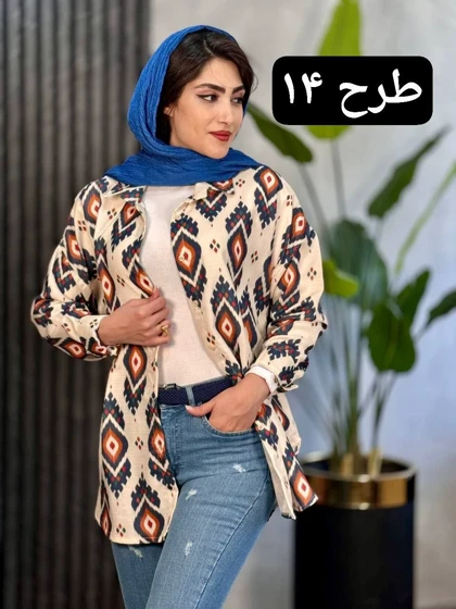 مانتو لینن تینا کد 1832