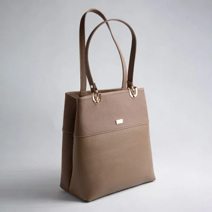 کیف دوشی چرم زنانه موکا