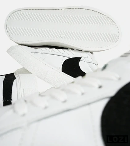 کفش نایک مردانه و زنانه سفید مشکی Nike Blazer Low 77 Jumbo