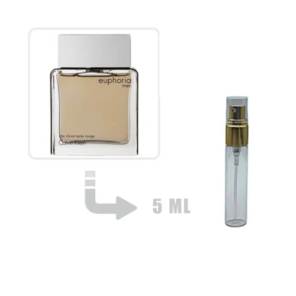 دکانت عطر ادکلن کالوین کلین ایفوریا مردانه (سی کی یوفوریا) 5 میل اصلی Calvin Klein Euphoria for Men 5ml