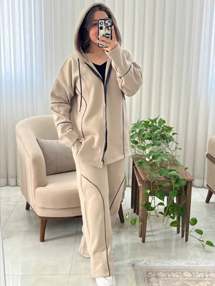 ست زنانه و دخترانه اسپرت بیرونی کد 594
