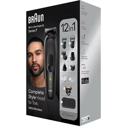 ماشین اصلاح شارژی براون Braun مدل MGK7460 چندکاره 12 در 1