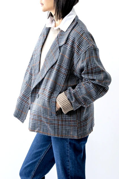 کت بیسیک یقه برگردان زنانه