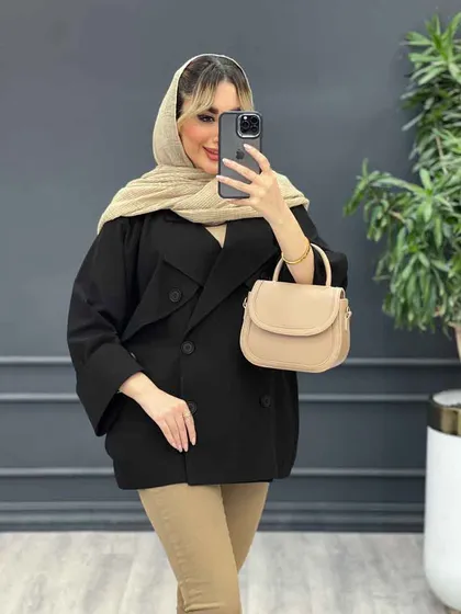 مانتو ژیله دکمه دار