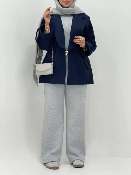 3806-پالتو آستردار آهو