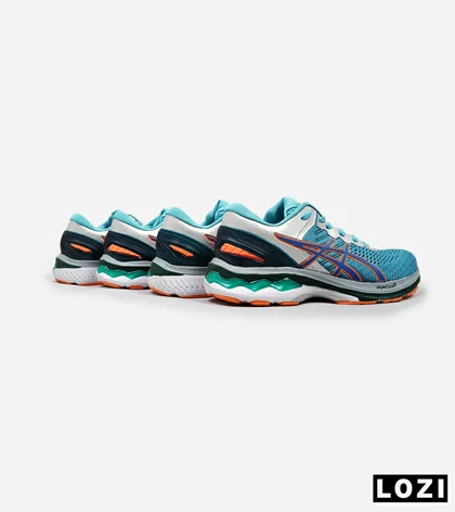 کتانی بزرگ پا آبی نارنجی ASICS GEL-KAYANO 27