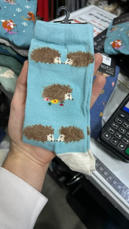 جوراب چتیک ساق‌دار زنانه طرح دار chetic