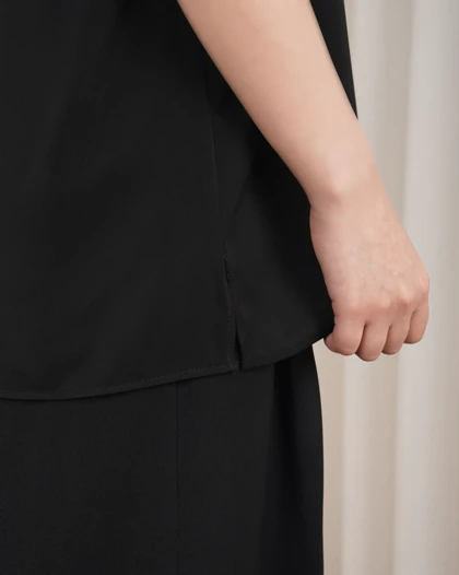 تیشرت کرپ کوبایی ساده کد 27563