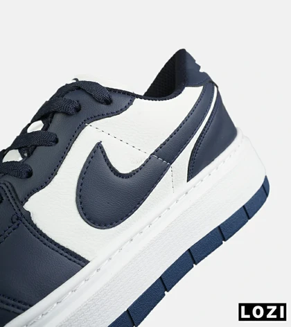 کفش مردانه و زنانه سفید سرمه ای NIKE AIR FORCE مدل 8124