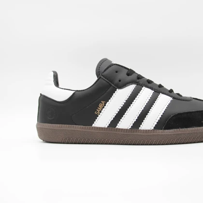 کتانی آدیداس سامبا مشکی سفید کد 6522