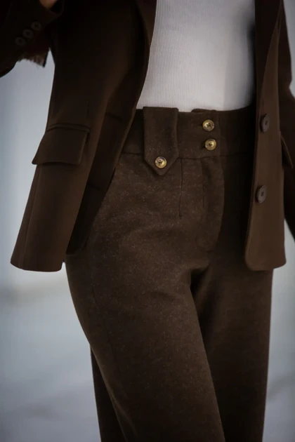 شلوار بگ دو دکمه