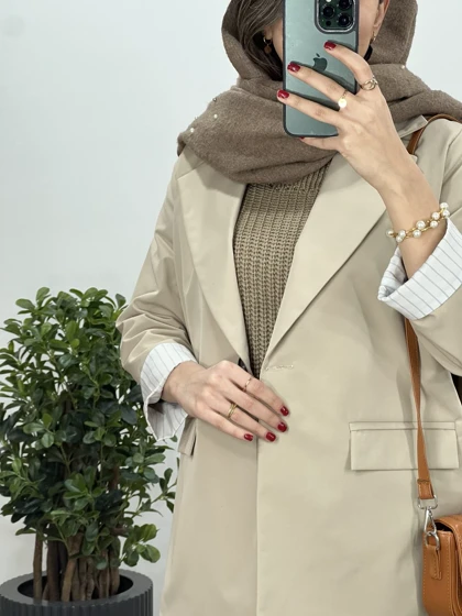 بارانی کتی آستردار شمیم با ارسال رایگان