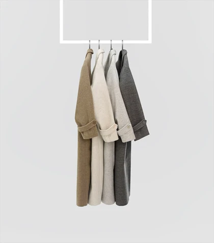 پالتو بلند 1312 Pinki در چهار رنگ