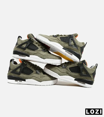 کتانی ساق‌دار مردانه سبز Nike air jordan 4