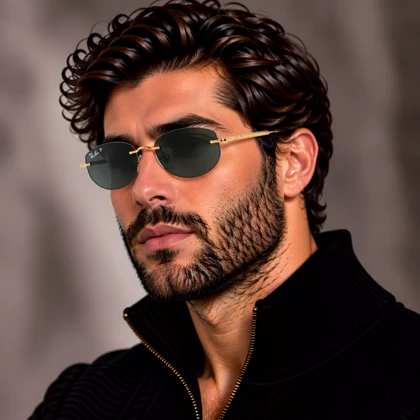 عینک آفتابی ری بن فلزی بدون فریم اورجینال کد RB3792P
