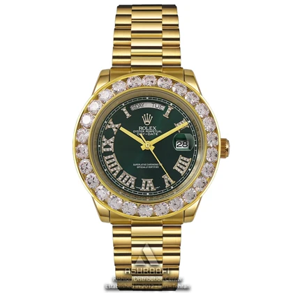 رولکس دی دیت دور نگین صفحه سبز Rolex Day Date DG1