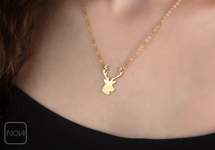 گردنبند استیل گوزن