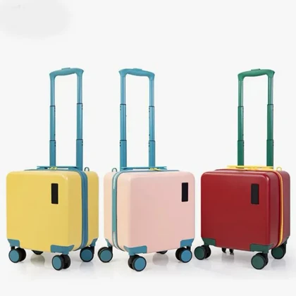 چمدان کابین سایز خلبانی وارداتی پاف تراول کد PUFF TRAVEL JUNIOR