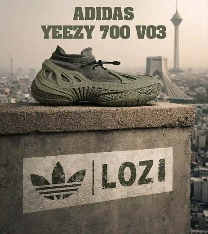 کتانی ورزشی مردانه سبز ADIDAS YEEZY 700 V03 مدل 8169