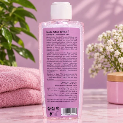 تونر لافارر مدل Multi Active 1 مناسب پوست چرب و مختلط 170ml