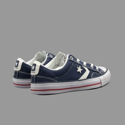 کانورس استار پلیر سرمه ای ساق کوتاه Converse Star Player Navy Lowtop