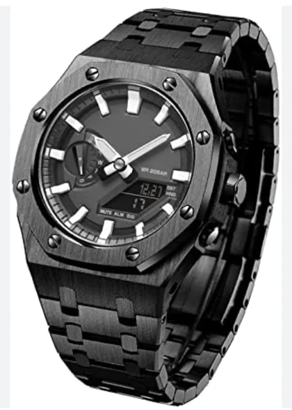 ساعت جی شاک تمام استیل مشکی