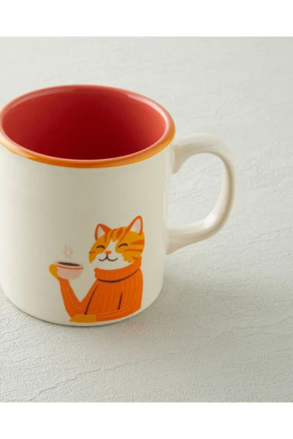 ماگ English Home مدل Sunny Cat سرامیک - چندرنگ