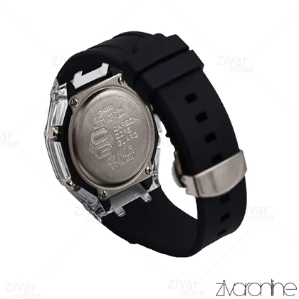 ساعت جی شاک GA2100 مردانه شیشه ای صفحه مشکی 105851