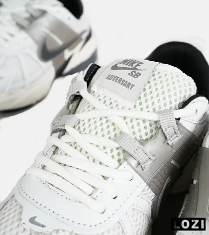 کفش کتانی مردانه و زنانه سفید طوسی کرم Nike cushlon