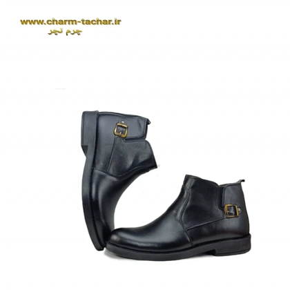 نیم بوت بزرگ پا مردانه چرم طبیعی