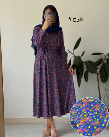 پیراهن ساحلی گل دخت 2