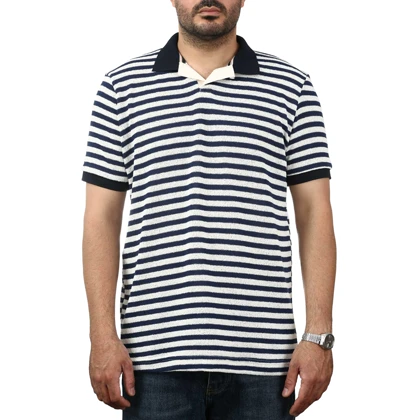 پولوشرت آستین کوتاه بافت مردانه سیزر مدل 15411865