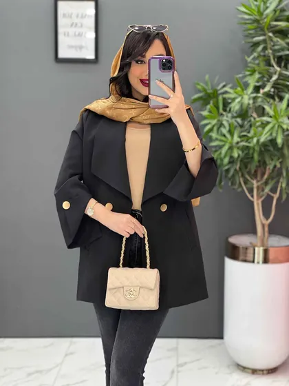 مانتو مازراتی آستین مثلثی