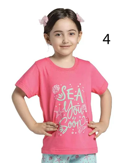 تیشرت نخی دخترانه اوت لت