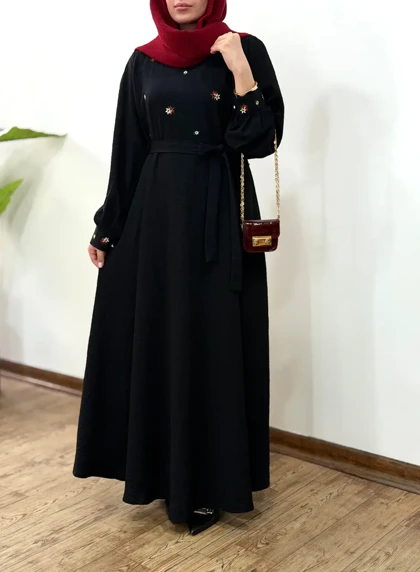 پیراهن مانتویی گلدوزی سوفیا