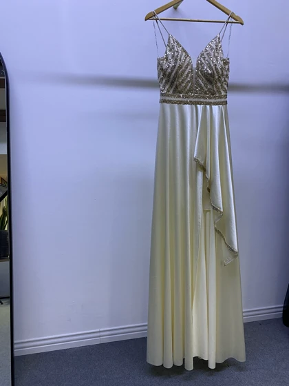 پیراهن مجلسی ماکسی بغل چاک‌دار