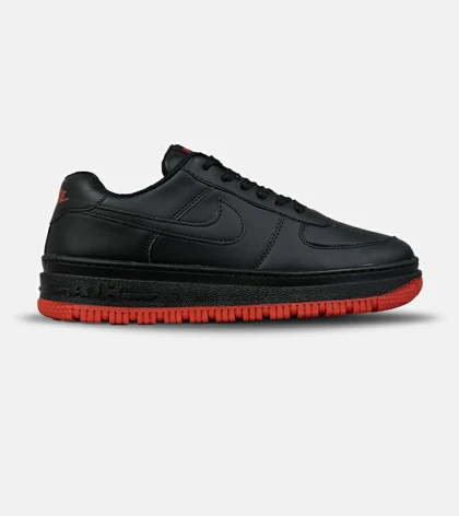 کفش مردانه و زنانه مشکی قرمز NIKE AIR FORCE مدل 8536
