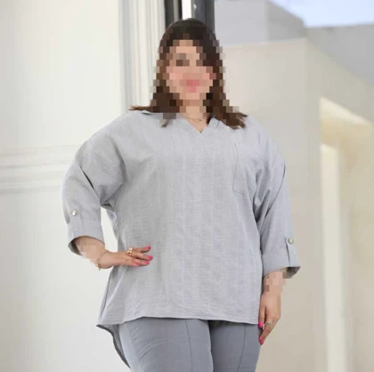 شومیز سایز بزرگ مدل یاس