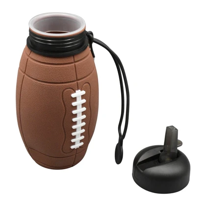 قمقمه ورزشی سیلیکونی مدل Rugby ظرفیت 0.6 لیتر