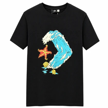تیشرت کانورس استار اقیانوس مشکی/ Converse-Star Chevron Ocean T-Shirt