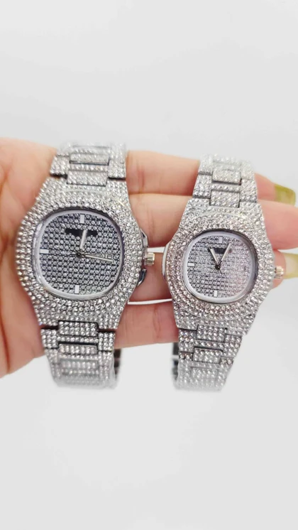 ساعت مچی ست مردانه و زنانه پتک فیلیپ Patek Philippe فول نگین