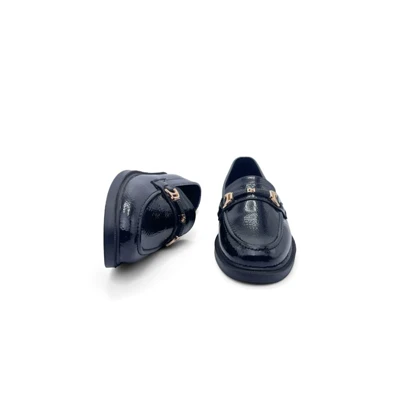 کفش کالج زنانه مدل Flat shoes - 0076_Black