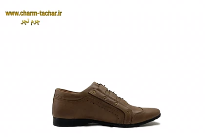 کفش روزمره سه سگک کشی چرم طبیعی