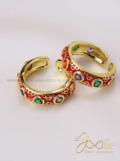 انگشتر زنانه میناکاری کد R4119