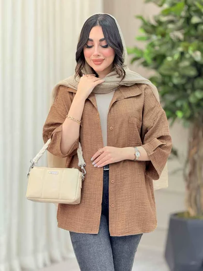 شومیز آستین پاگن ثمین