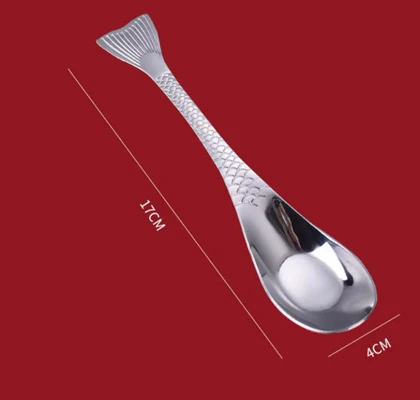 ملاقه استیل طرح ماهی