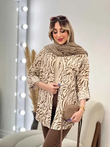 شومیز طرح دار ستیا