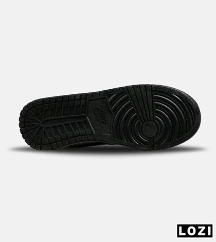 کفش کتانی ساق‌دار مردانه و زنانه مشکی سفید NIKE jordan 1 مدل 7680