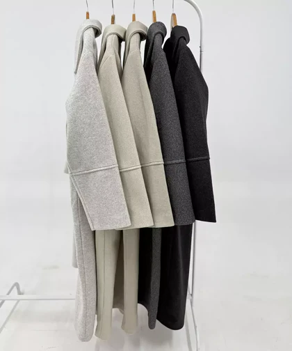 ترنچ کت پالتویی بلند آستردار کد Pl009